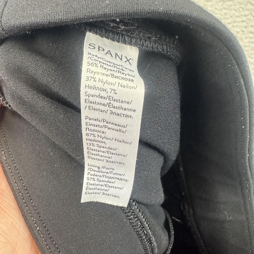 Spanx Pants Womens XL Black Slim Ankle Stretch Pull On Activewear Gym Athleisure - Picture 14 of 15